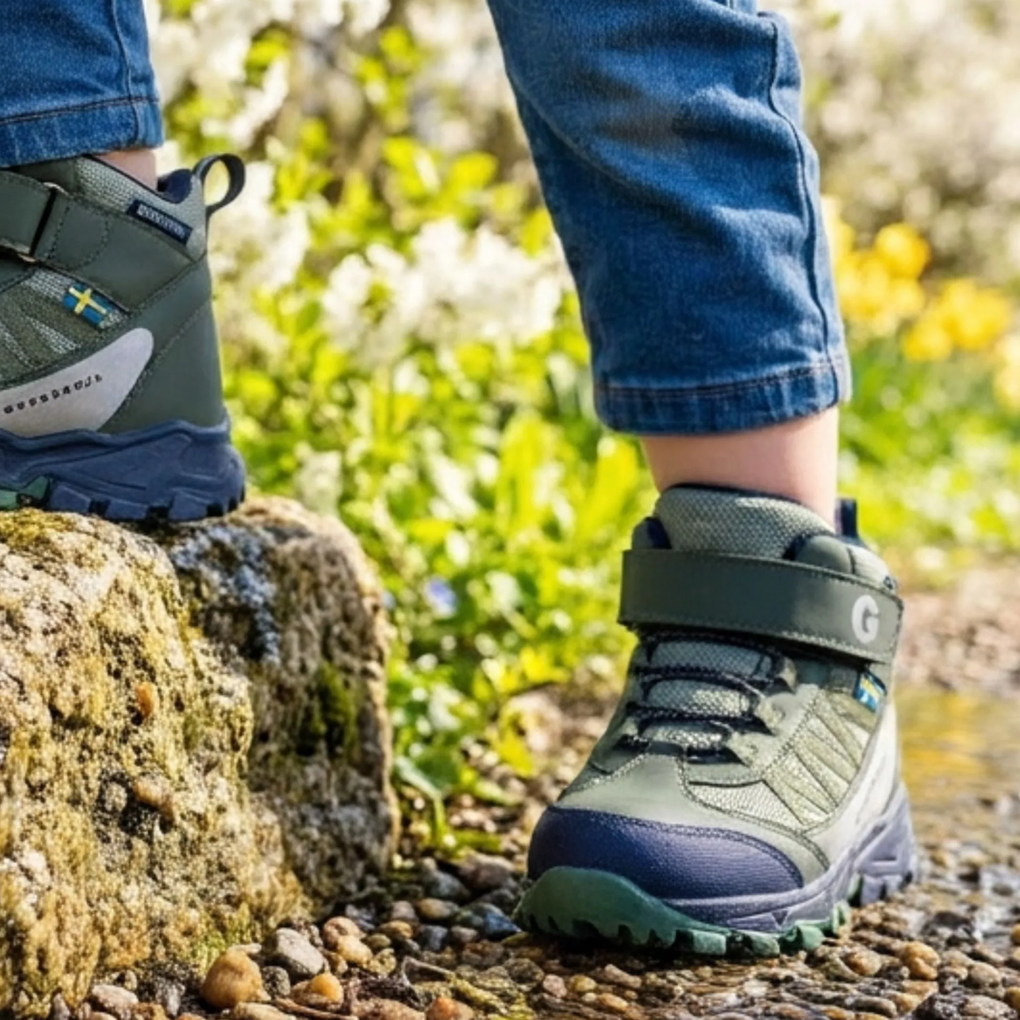 Geggamoja Skor Och Stövlar<Allvädersskor Grön