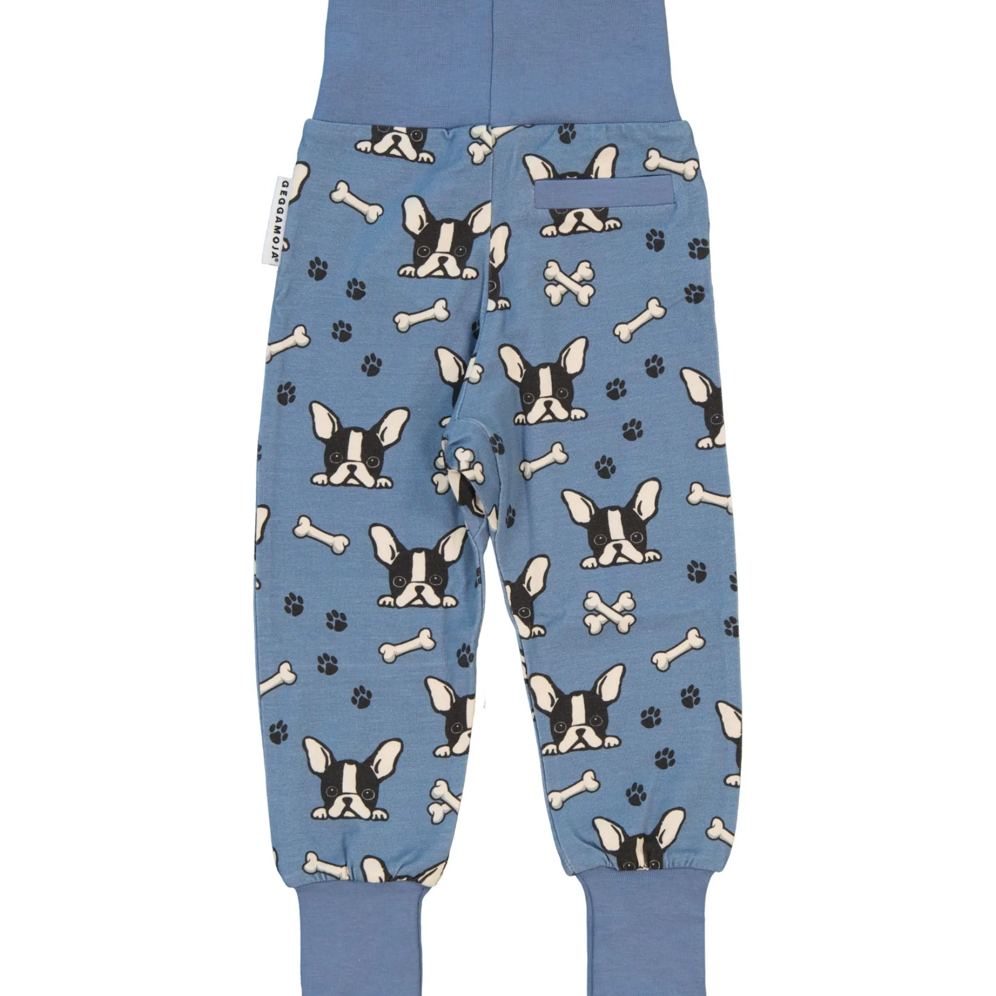Barn Geggamoja Babybyxor|Bambukläder<Babybyxor Bambu Bulldog Blå