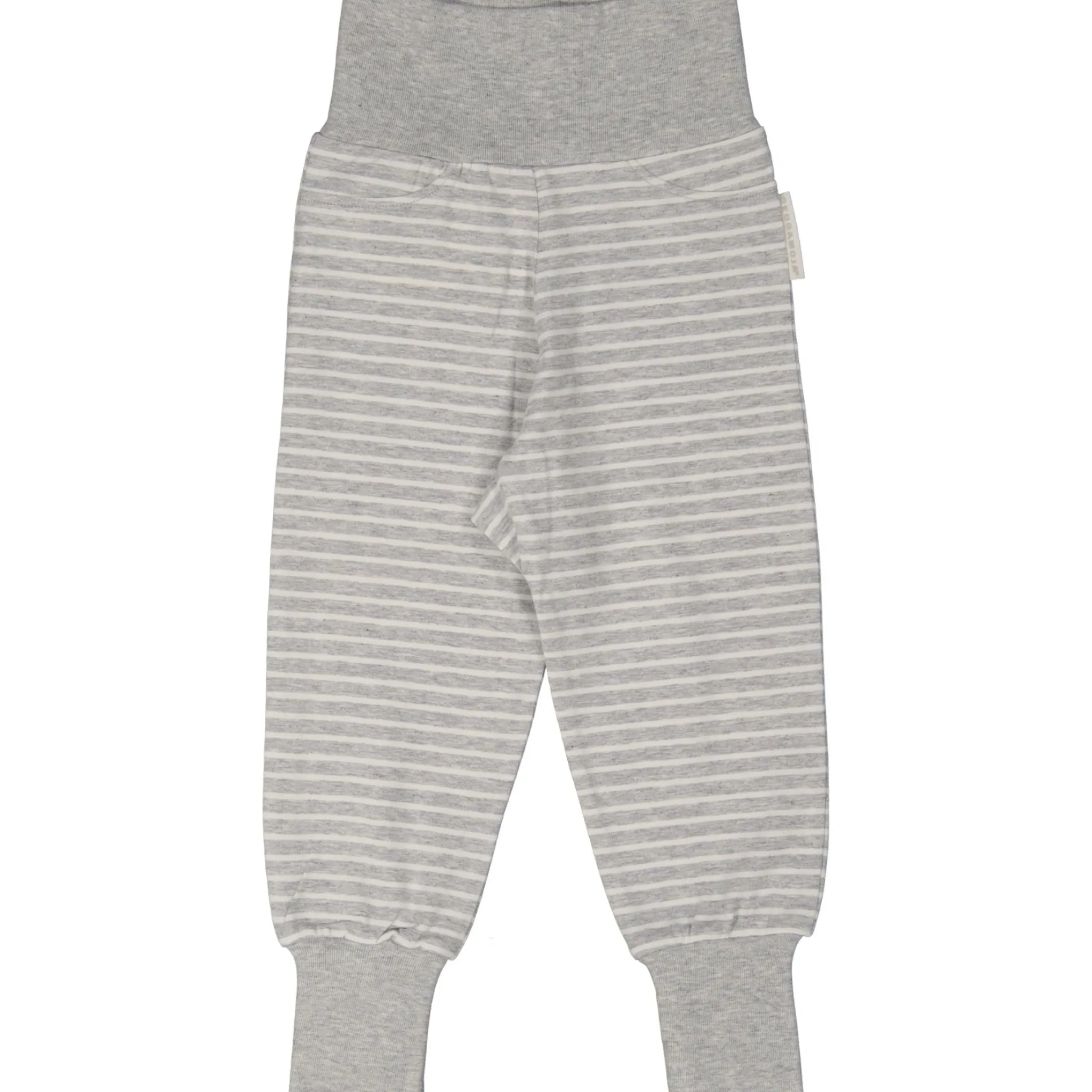 Barn Geggamoja Babybyxor|Bambukläder<Babybyxor Bambu Classic Grå/Vit