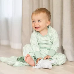 Barn Geggamoja Babybyxor|Bambukläder<Babybyxor Bambu Classic Ljusgrön/Grön