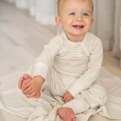 Barn Geggamoja Babybyxor|Bambukläder<Babybyxor Bambu Classic Vit/Beige