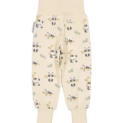 Barn Geggamoja Babybyxor|Bambukläder<Babybyxor Bambu Panda Beige