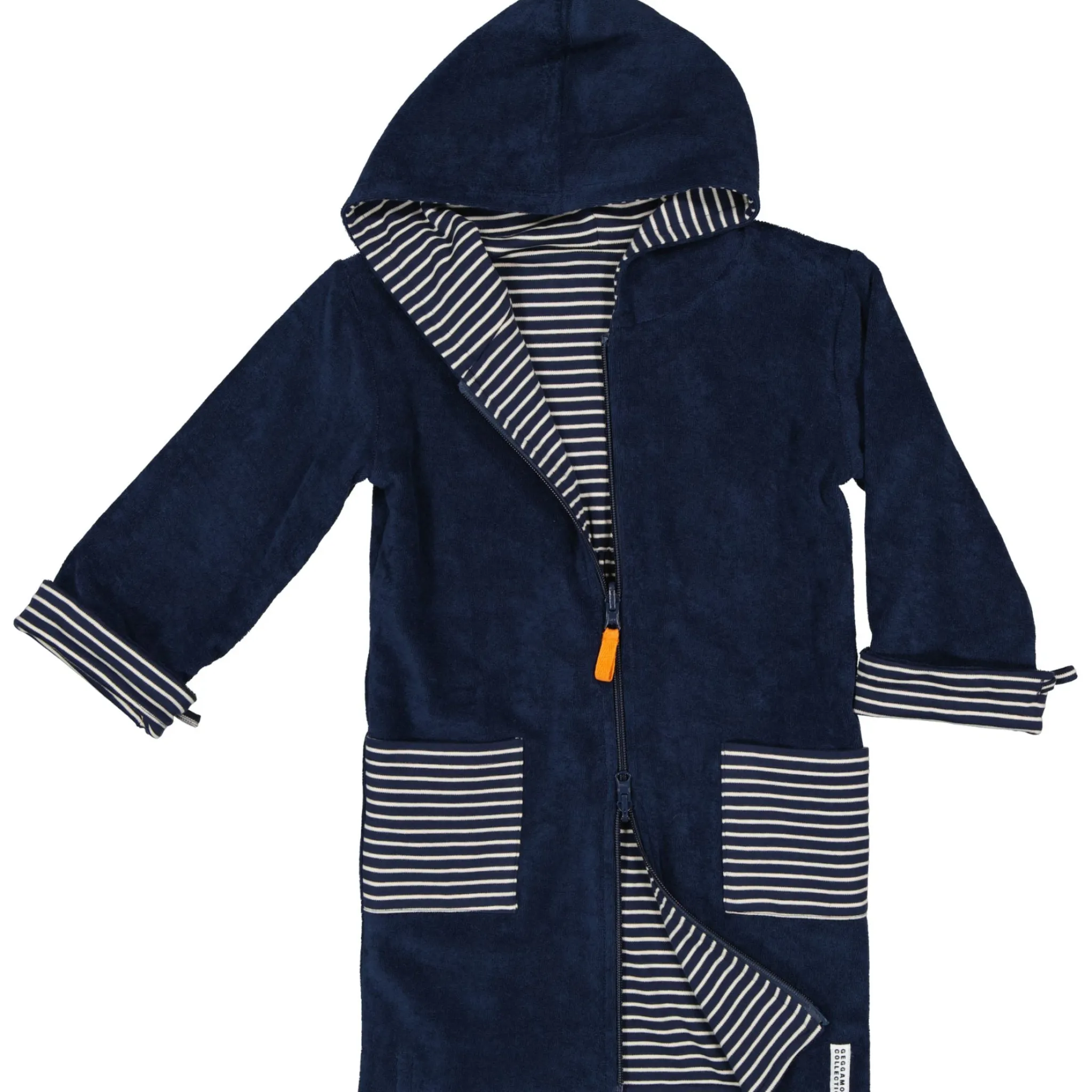 Barn Geggamoja Badrockar<Badrock Vändbar Barn Navy/Beige