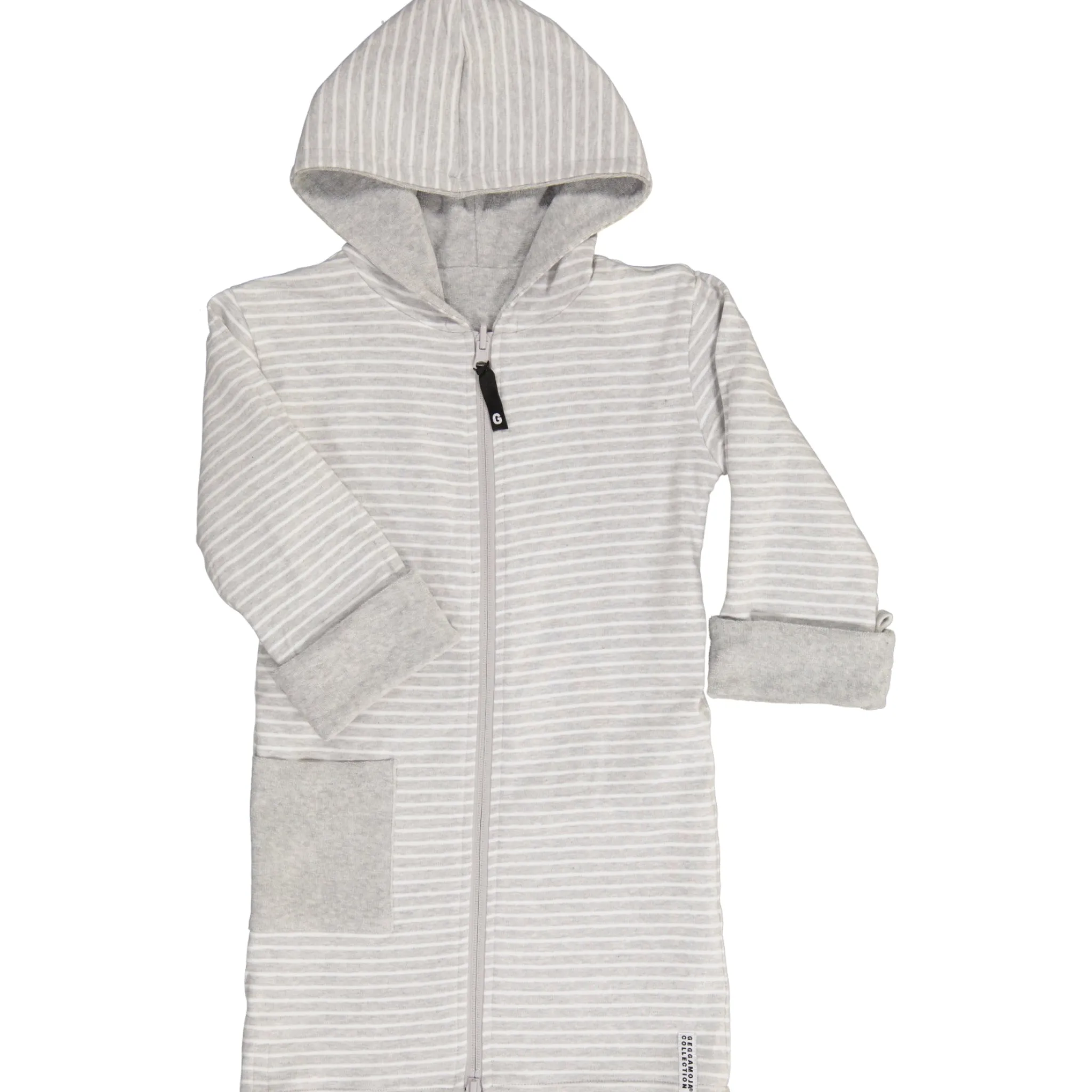 Barn Geggamoja Badrockar<Badrock Vändbar Classic Grå/Vit