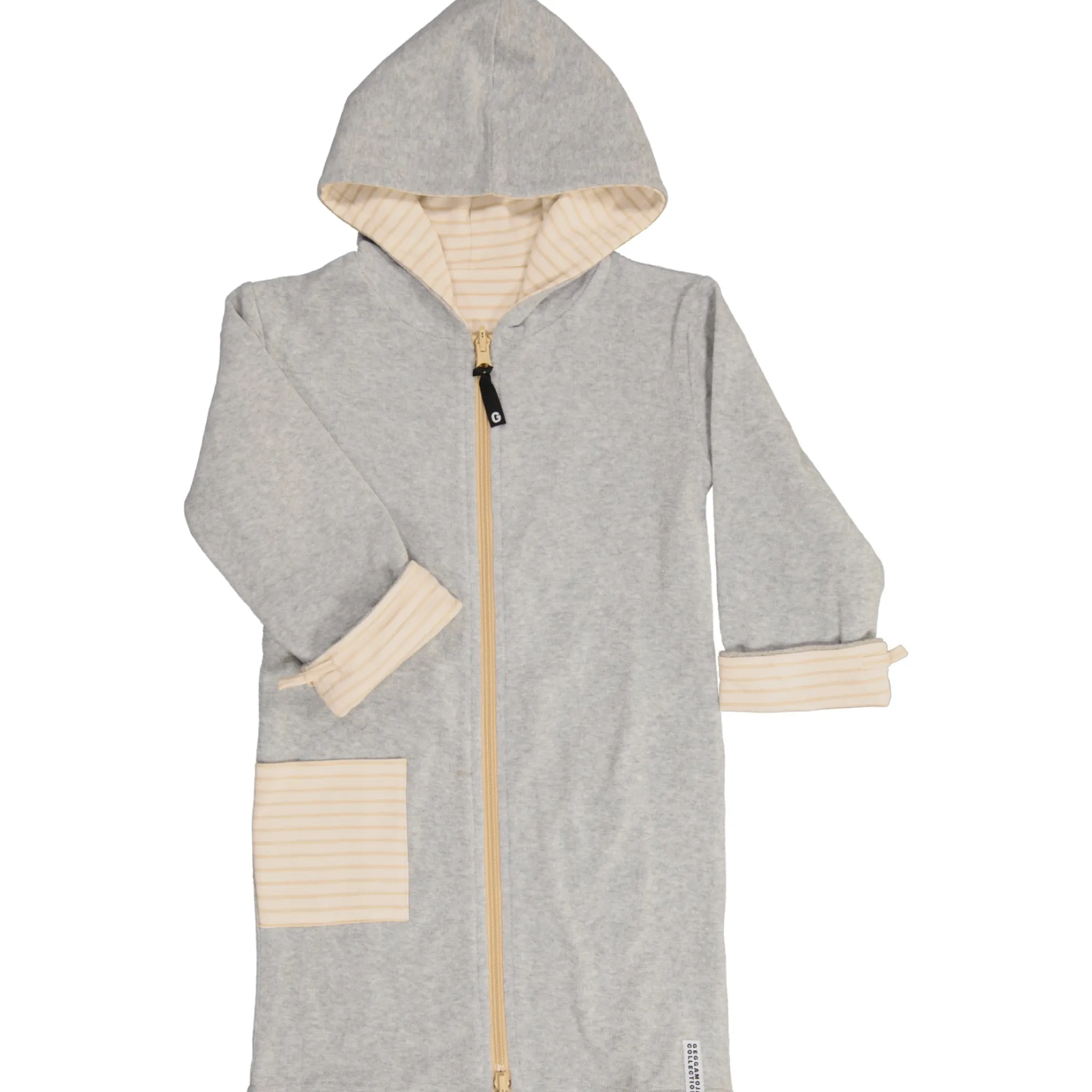 Barn Geggamoja Badrockar<Badrock Vändbar Classic Vit/Beige