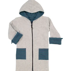 Barn Geggamoja Badrockar<Badrock Vändbar Gråmelerad/Navy