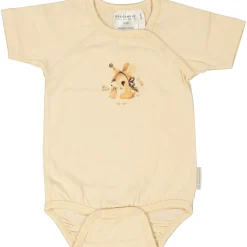 Barn Geggamoja Bambukläder|Nyfödd<Bambu Body m. kort arm Stella