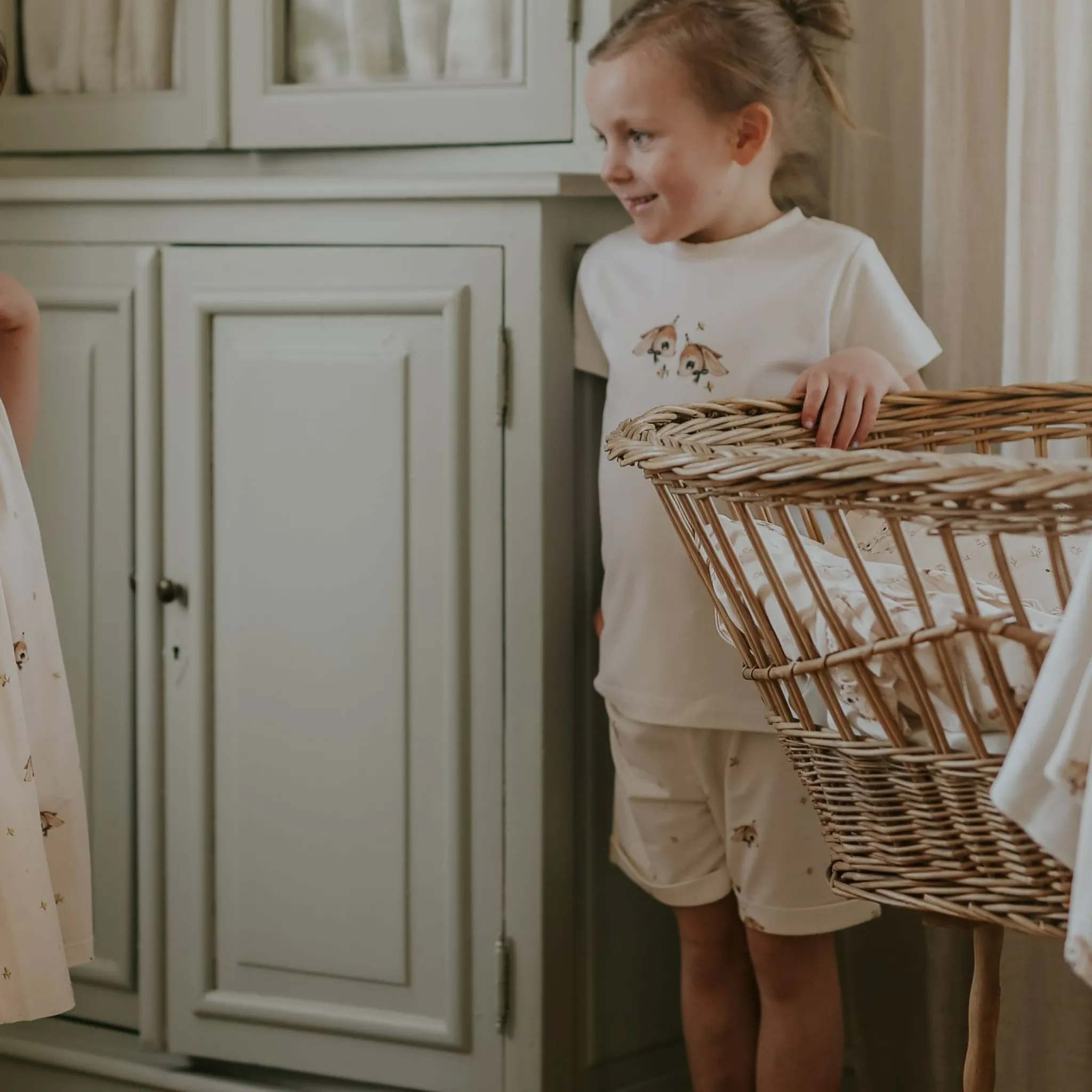 Barn Geggamoja Shorts|Bambukläder<Bambu shorts Long ear