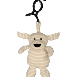 Geggamoja Mjukisdjur Och Doddi|Till Vagnen<Barnvagnsleksak Doddi Beigerandig