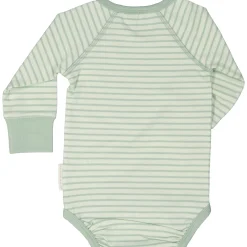Barn Geggamoja Bodys|Bambukläder<Body Bambu Classic Ljusgrön/Grön