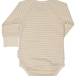 Barn Geggamoja Bodys|Bambukläder<Body Bambu Classic Vit/Beige