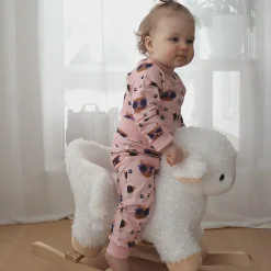 Barn Geggamoja Bodys<Body Bambu Cool Cats Rosa