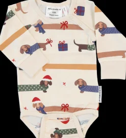 Barn Geggamoja Bodys|Bambukläder<Body Bambu Jultaxar