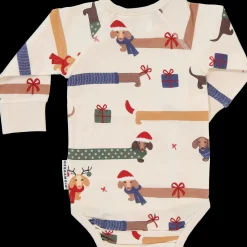 Barn Geggamoja Bodys|Bambukläder<Body Bambu Jultaxar