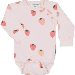 Barn Geggamoja Bodys|Bambukläder<Body Bambu Strawberry