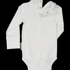 Barn Geggamoja Bodys|Nyfödd<Body med fluga Vit