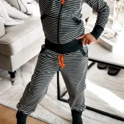 Barn Geggamoja Byxor<Byxor Navy/Beige