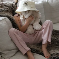 Barn Geggamoja Leggings Och Tights<Byxor Pointelle Pink Rose