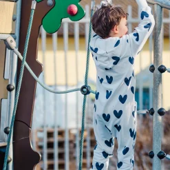 Barn Geggamoja Jumpsuits<College Jumpsuit Hjärtan