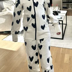 Barn Geggamoja Byxor<Collegebyxor Hjärtan