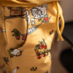 Barn Geggamoja Shorts<Collegeshorts Pettson och Findus Gul