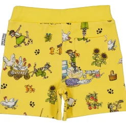 Barn Geggamoja Shorts<Collegeshorts Pettson och Findus Gul