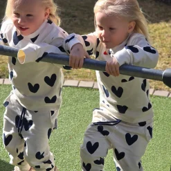 Barn Geggamoja Tröjor<Collegetröja Hjärtan