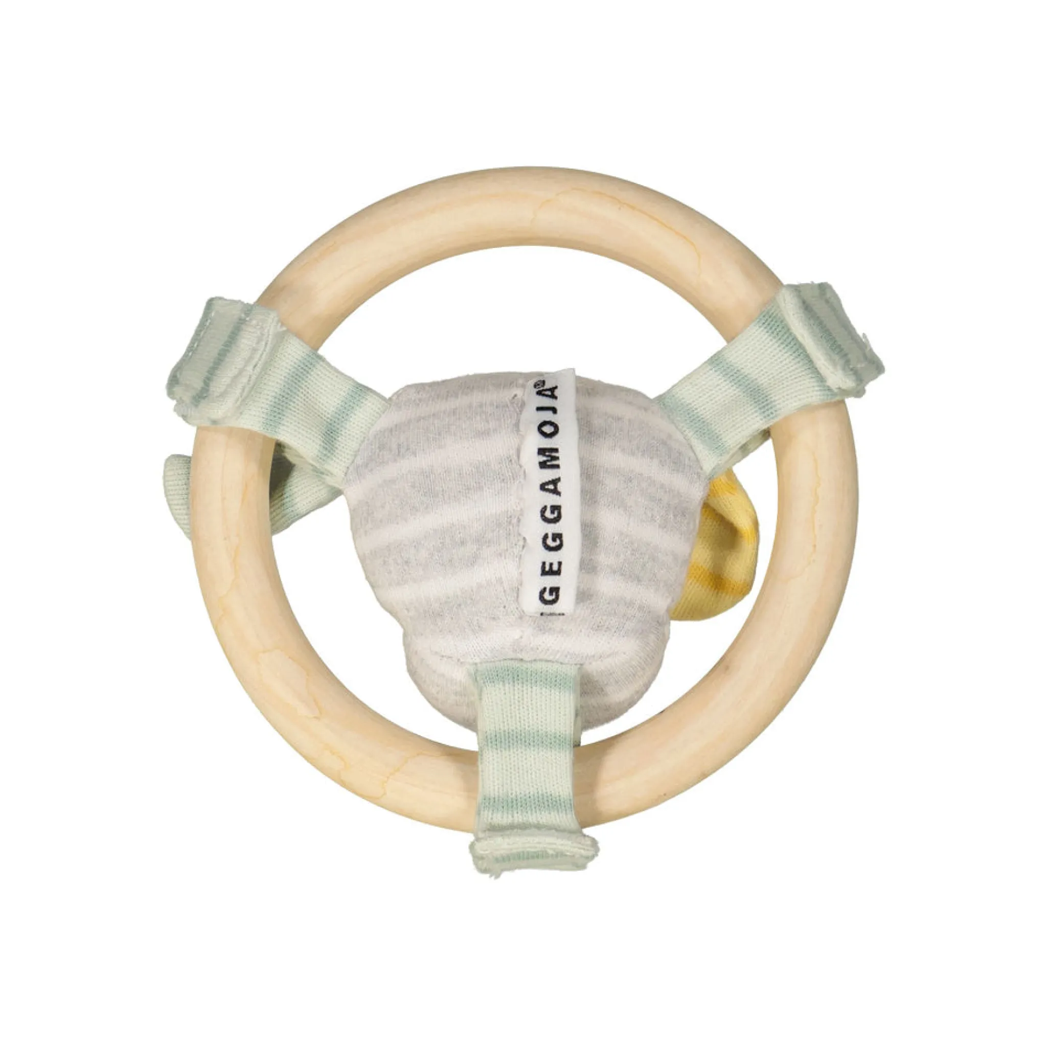 Geggamoja Mjukisdjur Och Doddi<Doddi Skallra/bitring Grå/Vit