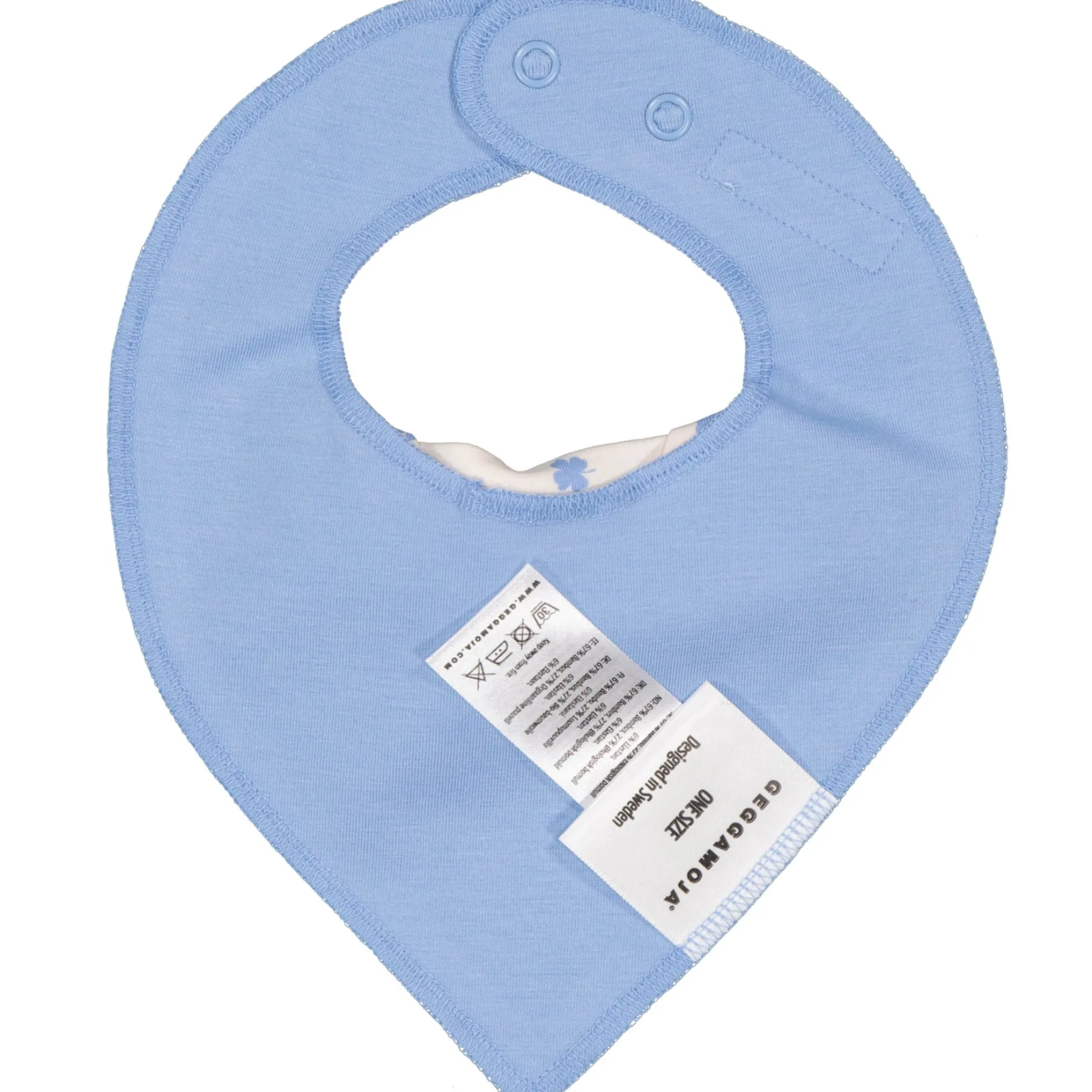 Barn Geggamoja Dregglisar Och Haklappar|Bambukläder<Dregglis Bambu Blå Klöver