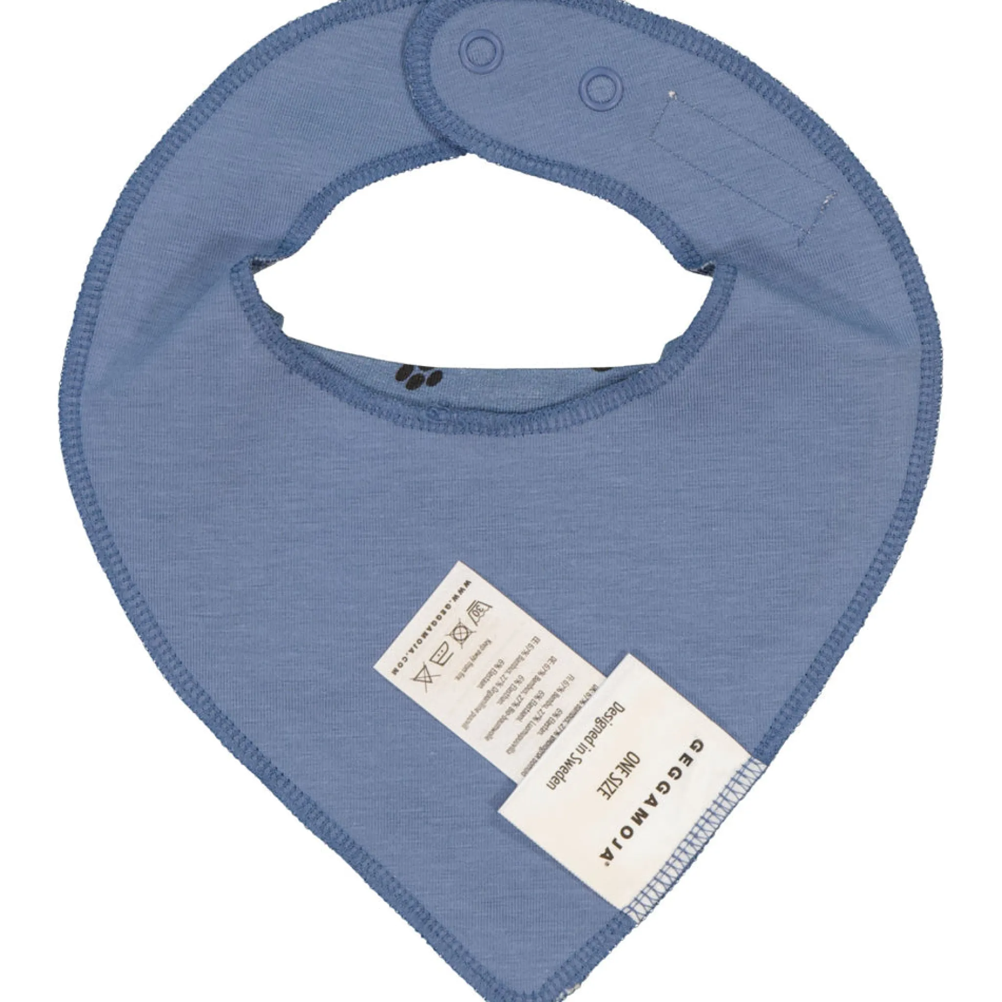 Barn Geggamoja Dregglisar Och Haklappar|Bambukläder<Dregglis Bambu Bulldog Blå