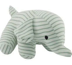 Geggamoja Mjukisdjur Och Doddi<Elefant Grön/Vit