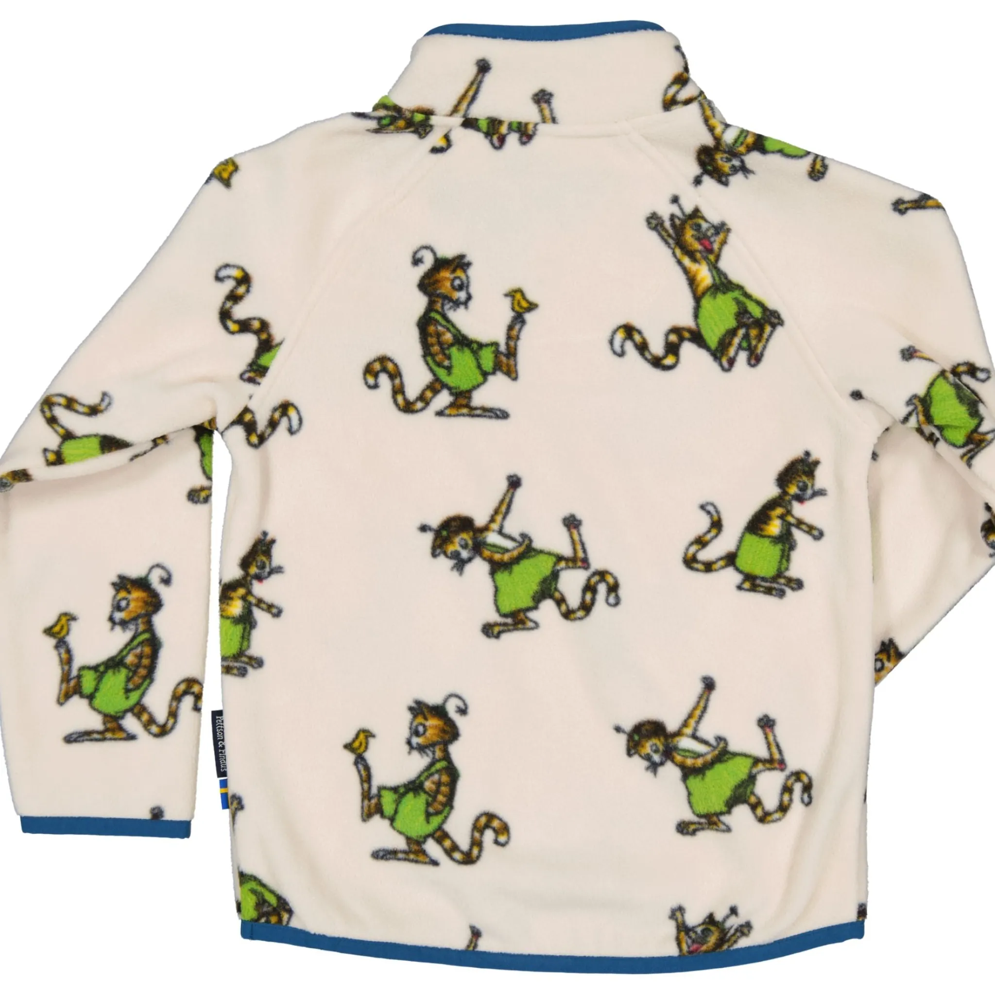 Barn Geggamoja Fleecekläder<Fleecejacka Pettson och Findus Beige