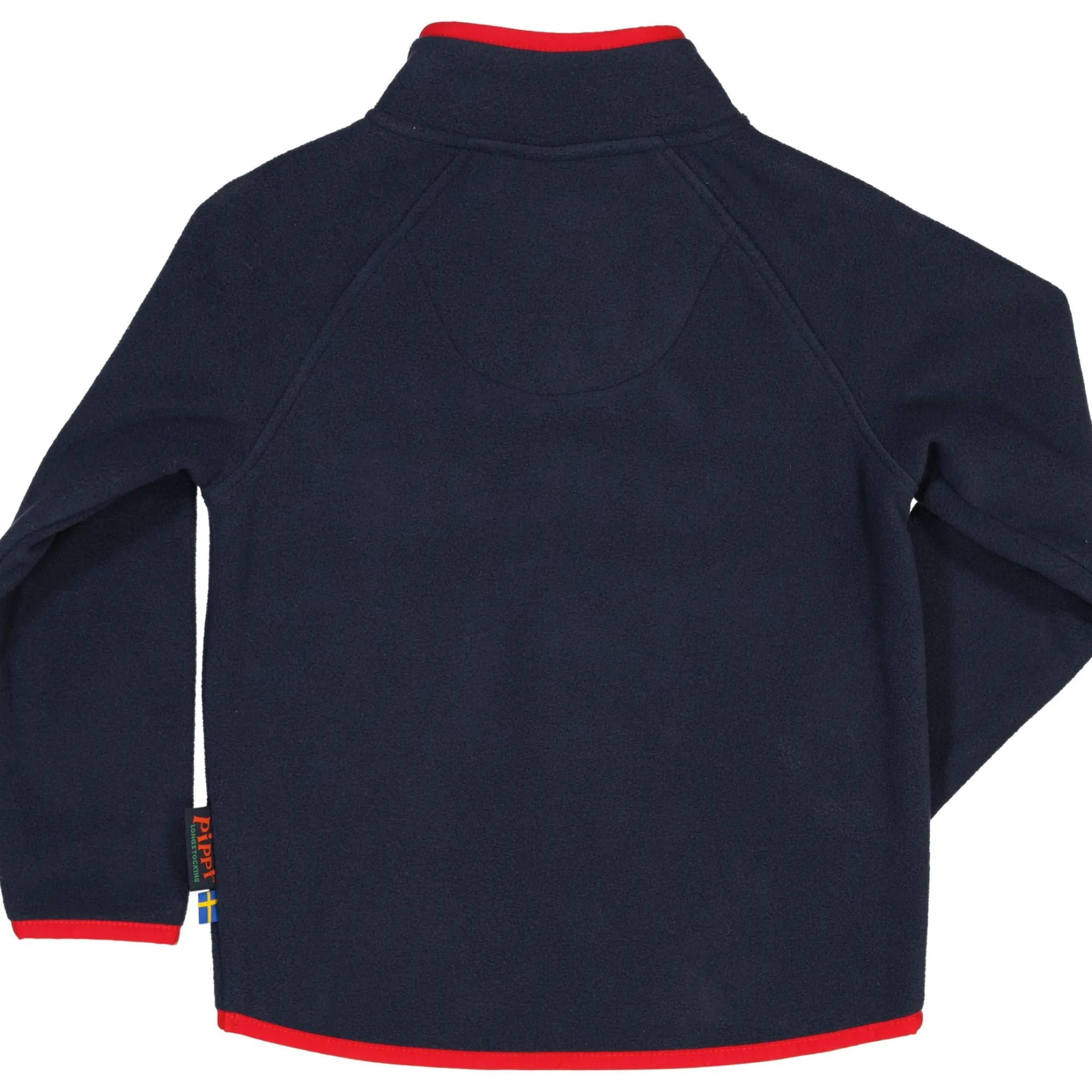 Barn Geggamoja Jackor|Fleecekläder<Fleecejacka Pippi Långstrump Navy