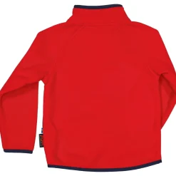 Barn Geggamoja Jackor|Fleecekläder<Fleecejacka Pippi Långstrump Röd