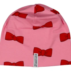 Barn Geggamoja Vintermössor|Bambukläder<Fleecemössa Bambu Rosett Rosa