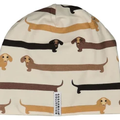 Barn Geggamoja Vintermössor|Bambukläder<Fleecemössa Bambu Tax Beige