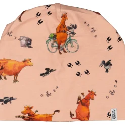 Barn Geggamoja Vintermössor<Fleecemössa Mamma Mu och Kråkan Rosa