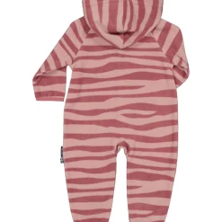 Barn Geggamoja Overaller|Fleecekläder<Fleeceoverall Zebra Plum