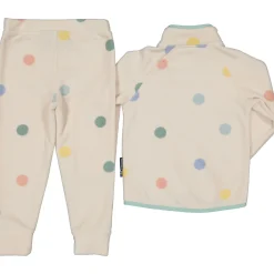 Barn Geggamoja Fleecekläder<Fleeceset Dots Mint