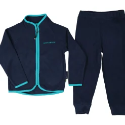 Barn Geggamoja Fleecekläder<Fleeceset Navy