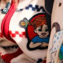 Barn Geggamoja Fleecekläder<Fleeceset Pippi Långstrump