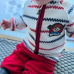 Barn Geggamoja Fleecekläder<Fleeceset Pippi Långstrump