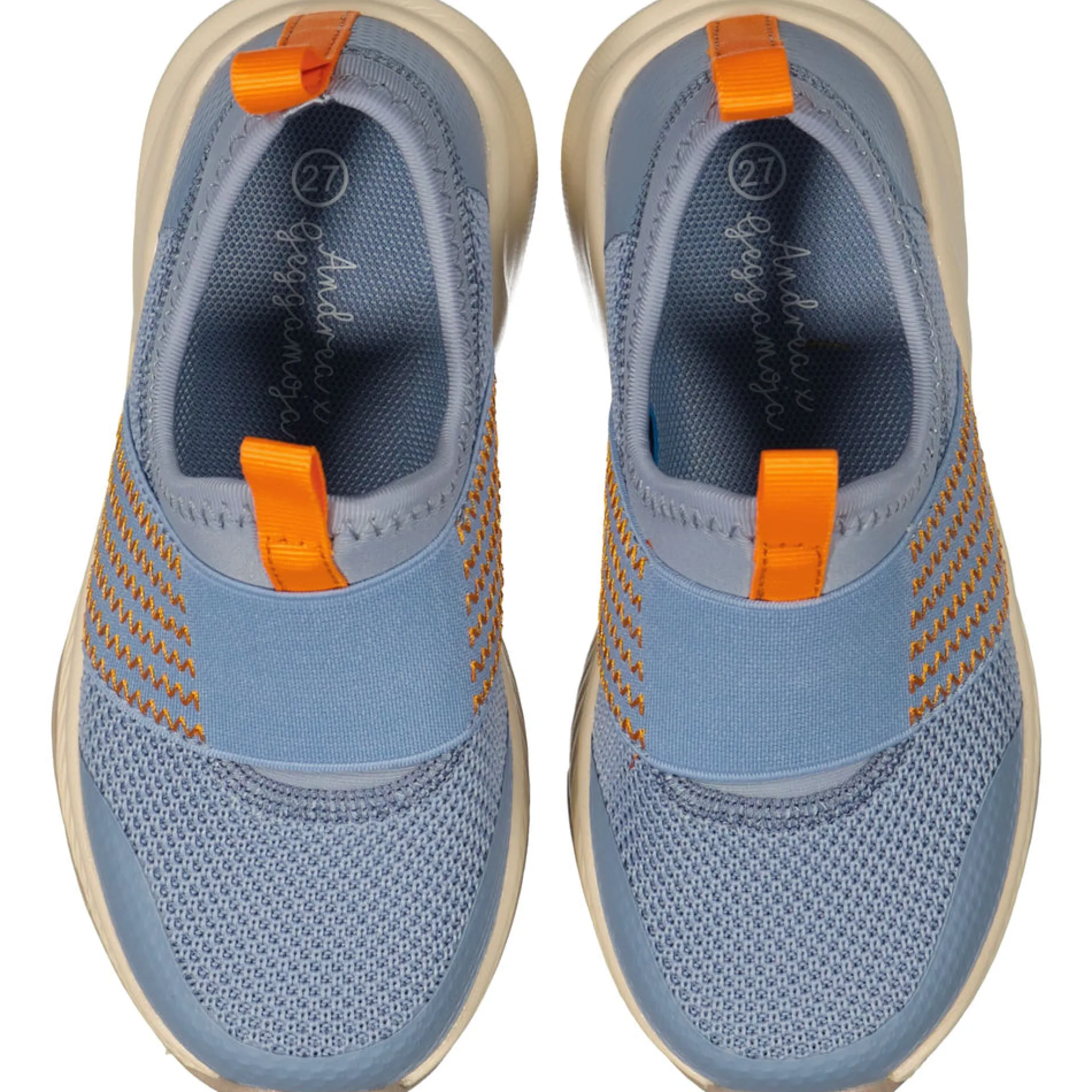 Geggamoja Skor Och Stövlar<Fly knit sneaker Dusty Blue