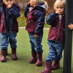 Geggamoja Skor Och Stövlar<Gummistövlar fodrade Burgundy