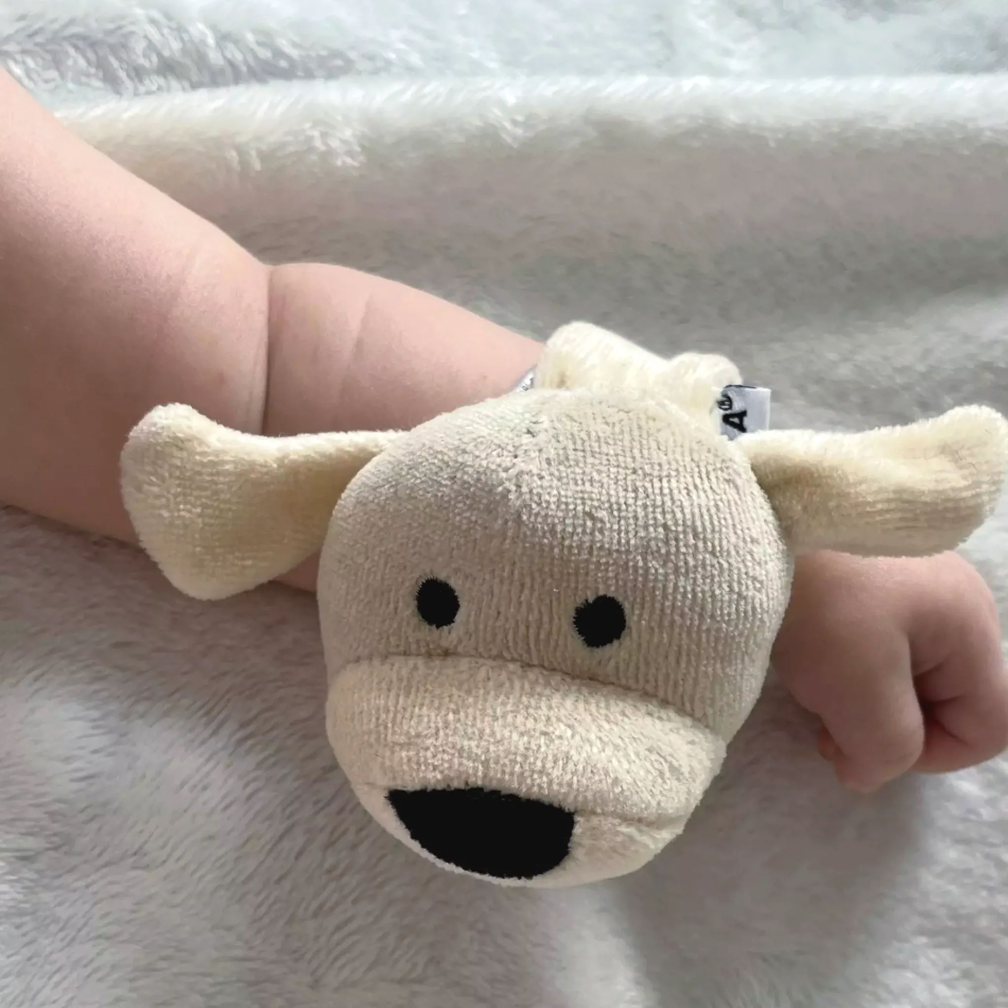 Geggamoja Mjukisdjur Och Doddi<Handledsskallra beige Doddi