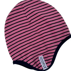 Barn Geggamoja Hjälmössor|Vintermössor<Hjälmmössa Fleecefodrad Rosa/marinblå