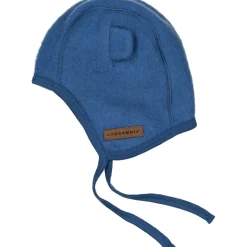 Barn Geggamoja Vintermössor|Ull Och Underställ<Hjälmmössa Ullfleece Blå
