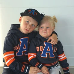 Barn Geggamoja Tröjor<Hoodie Aaron Navy