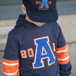 Barn Geggamoja Tröjor<Hoodie Aaron Navy