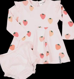 Barn Geggamoja Klänningar|Bambukläder<Klänning Bambu Strawberry